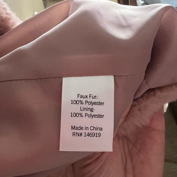 Pink Faux Fur Jacket - Picture 4 of 5